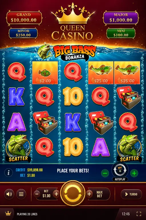 QueenCasino — скриншот 2